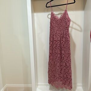 ASTR the Label lace midi dress